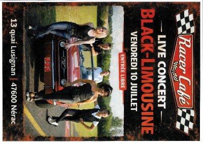 Racer café - Concert Black Limousine