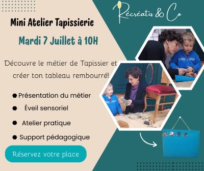 Devenez tapissier le temps d’un stage