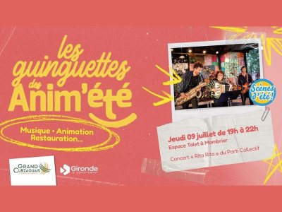 Escales culturelles des anim'été : cap sur la 1ère guinguette à Mombrier !