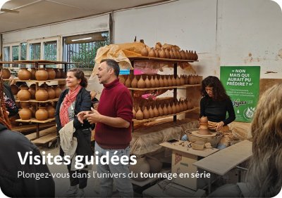 VISITES GUIDÉES DANS NOTRE MANUFACTURE DE POTERIES D’ARROSAGE OYAS®