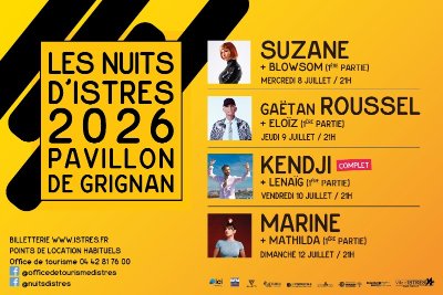 MARINE + 1ère partie MATHILDA - Les Nuits d'Istres