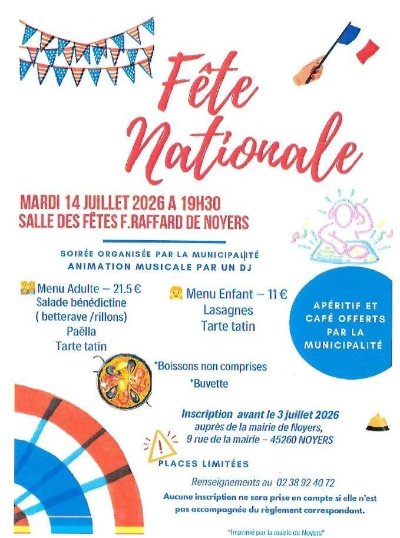 Repas du 14 juillet
