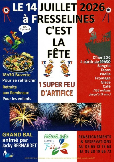 Fête du 14 juillet à Fresselines