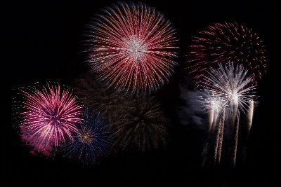 Bal des pompiers et son feu d'artifice