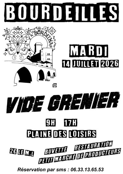 Vide-greniers et petit marché de producteurs