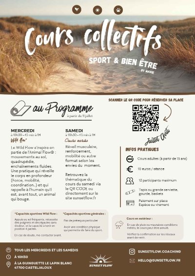 Sport & bien-être - Wild Flow : mouvement au sol
