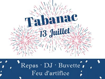 Tabanac 13 Juillet