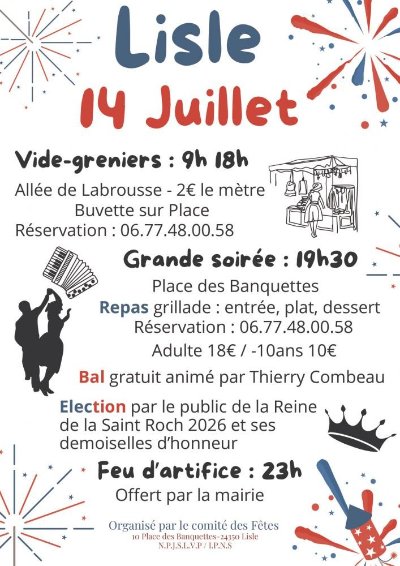 Brocante & Vide-Grenier du 14 juillet