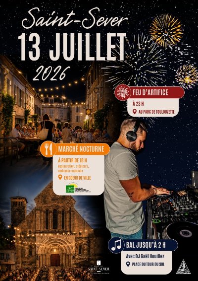 Marché, Bal et Feu d'artifice du 13 juillet
