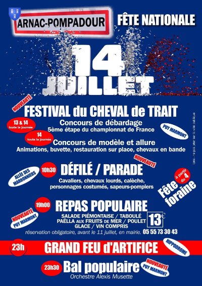 Fête Nationale à Pompadour