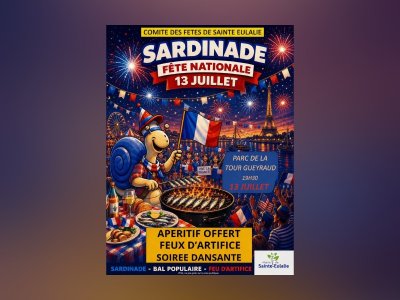 Fête nationale, sardinade et feu d'artifice