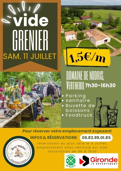 Vide-greniers à Vertheuil