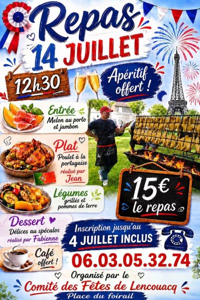 Repas du 14 Juillet