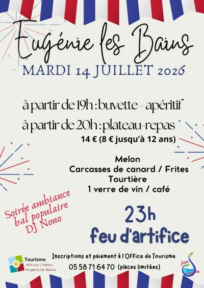 Le 14 juillet à Eugénie-les-Bains