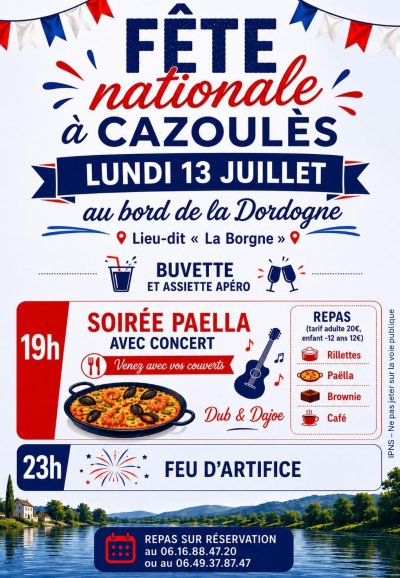Fête nationale à Cazoulès