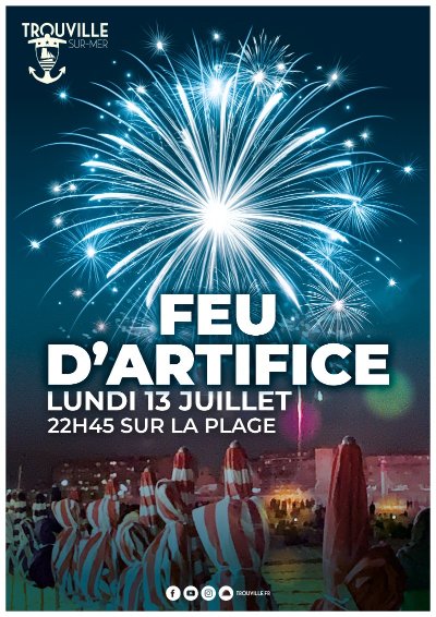 Feu d'artifice de Trouville-sur-Mer