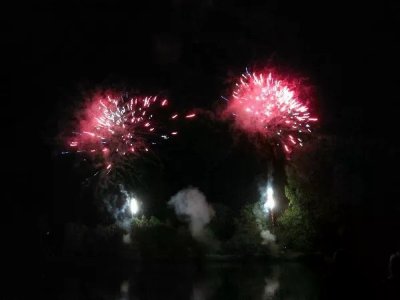 Repas champêtre et feu d'artifice - Grand-Vabre
