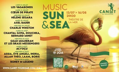 FESTIVAL SUN & SEA - CONCERT LES VAGABONDS & FEU D'ARTIFICE