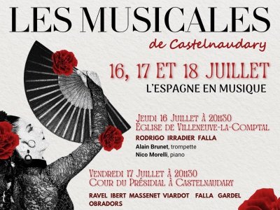 12ÈME FESTIVAL LES MUSICALES DE CASTELNAUDARY : L'ESPAGNE EN MUSIQUE