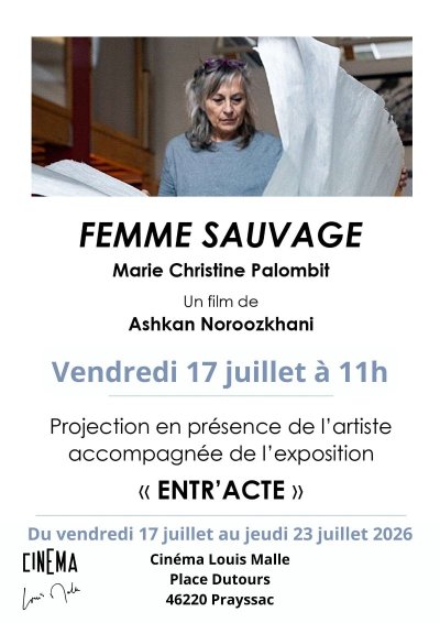 Exposition "Entr'Acte" au cinéma Louis Malle