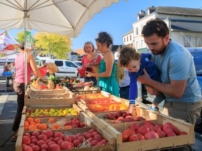 Le stand « tourisme & loisirs » Coteaux Béarn Madiran s’invite au marché !