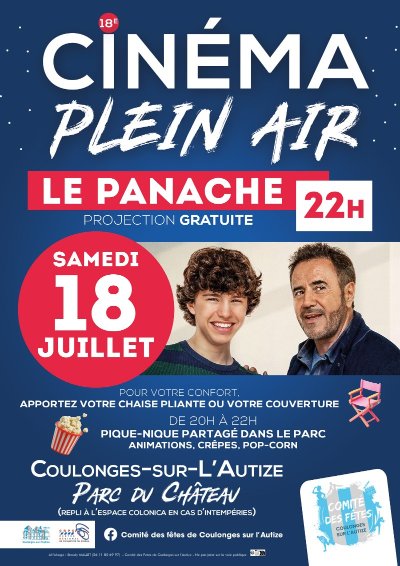 Cinéma plein air "Le panache"