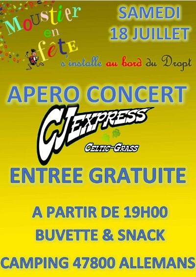 Apéro-concert avec le groupe CJExpress