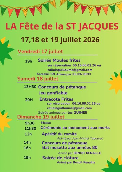 FÊTE DE LA ST JACQUES À MONTESQUIEU-LAURAGAIS