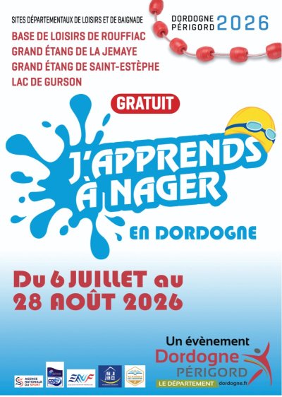 J'apprend à Nager en Dordogne