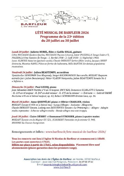L'Été Musical de Barfleur