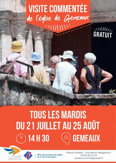 Visite commentée : l'église de Gemeaux