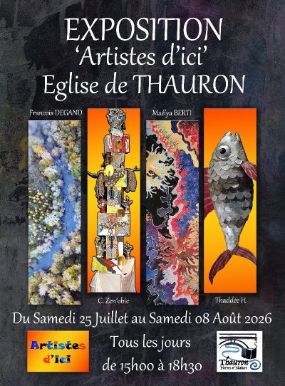 Exposition des "artistes d'ici"