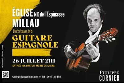 Concert guitare espagnole, Philippe Cornier