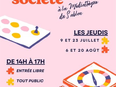 Ateliers - Cet été c'est jeux de société !
