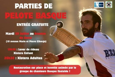 Soirée Pelote Basque