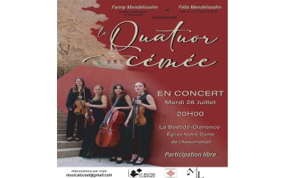 Concert du Quatuor Cémée