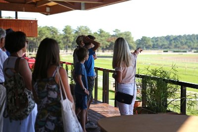 Visite du centre d’entraînement et coulisses de l’hippodrome, Traduite en LSF