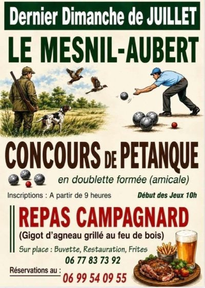 Concours de pétanque