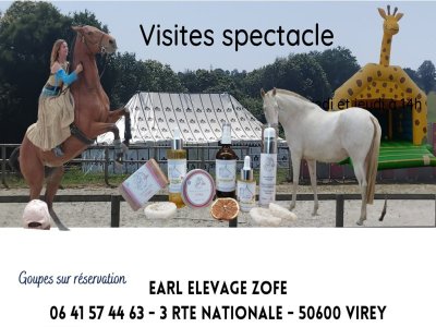 Les Visites du Jeudi > Visites spectacle - élevage Zofé