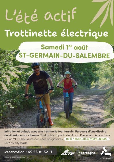 Été actif : Balade en trottinette électrique tout terrain