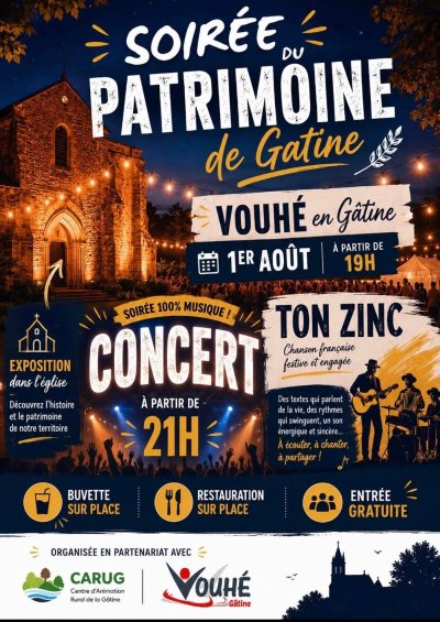 Soirée du Patrimoine de Gâtine