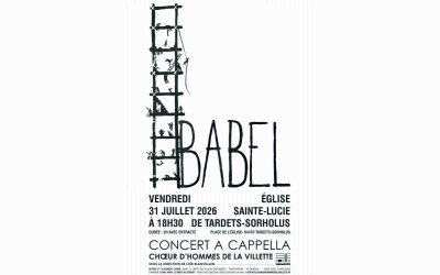 Concert choeur d'hommes "Babel"