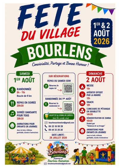 Fête du Village de Bourlens