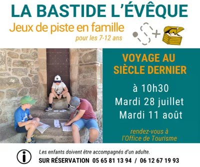 Jeu de piste "Voyage au siècle dernier" à La Bastide l'Evêque