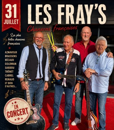 LES CONCERTS D'ÉTÉ À LA CASSA CARRÈRE - CONCERT LES FRAY’S