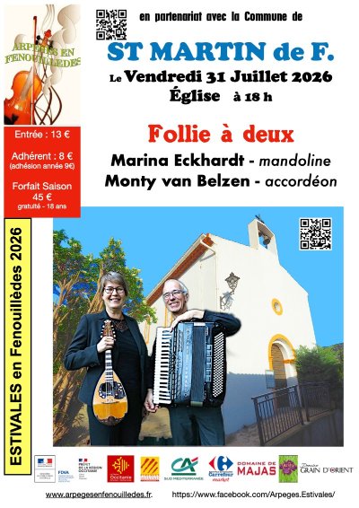ESTIVALES EN FENOUILLÈDES - SAINT MARTIN DE FENOUILLET