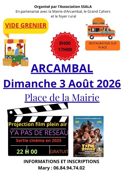 Vide-greniers et cinéma en plein air