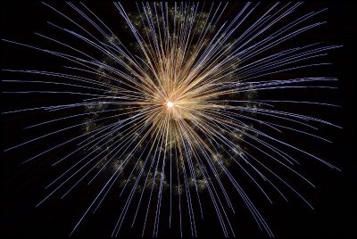 Feu d'artifice à Lherm