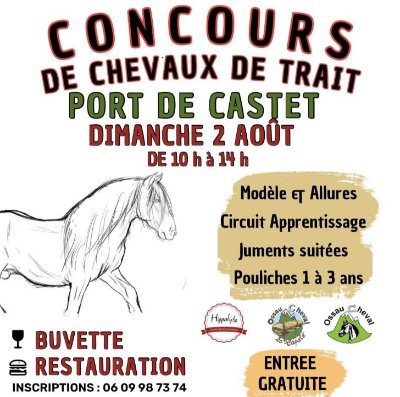 Concours de chevaux de trait