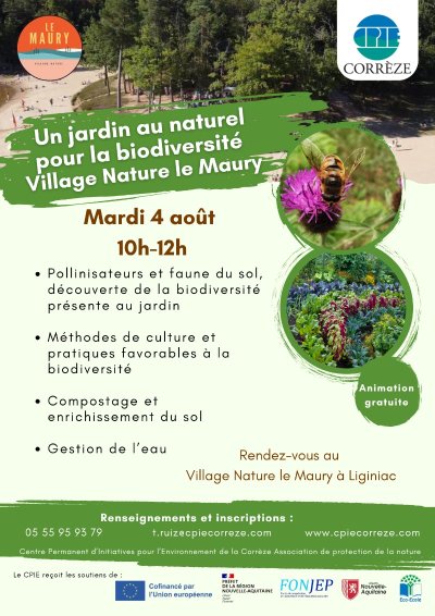 Un jardin au naturel pour la biodiversité